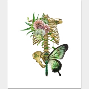 Blooming Ribcage Posters and Art